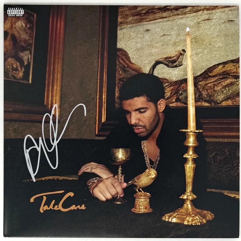 Drake Signed Autograph Take Care Vinyl Record Album Aubrey Graham ACOA COA: Industry: Music,Signed by: Drake,Signed: Yes,Object Type: Vinyl Record,Original/Reproduction: Original,Country of Origin: United States
