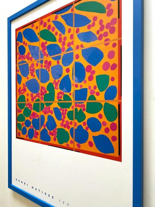 HENRI MATISSE RARE LITHOGRAPH PRINT FRAMED ICONIC POSTER " IVY IN FLOWER " 1953 - 11