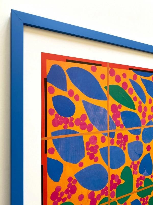 HENRI MATISSE RARE LITHOGRAPH PRINT FRAMED ICONIC POSTER " IVY IN FLOWER " 1953 - 4