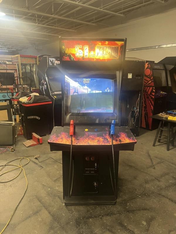 AREA 51 & MAX FORCE ARCADE MACHINE by ATARI 1995 (Excellent Condition) *RARE* - 4