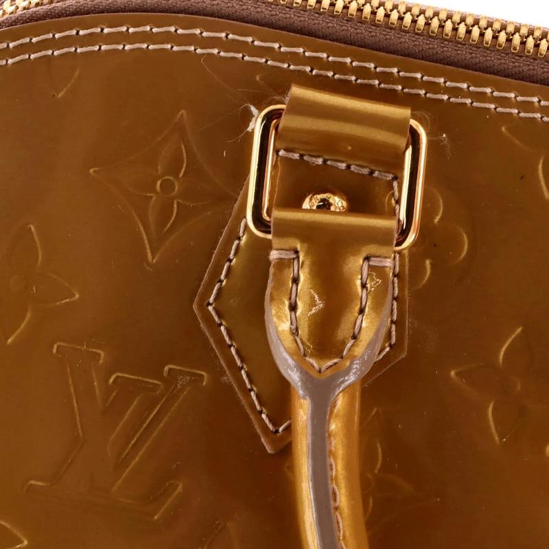 Louis Vuitton Alma Handbag Monogram Vernis PM - 7