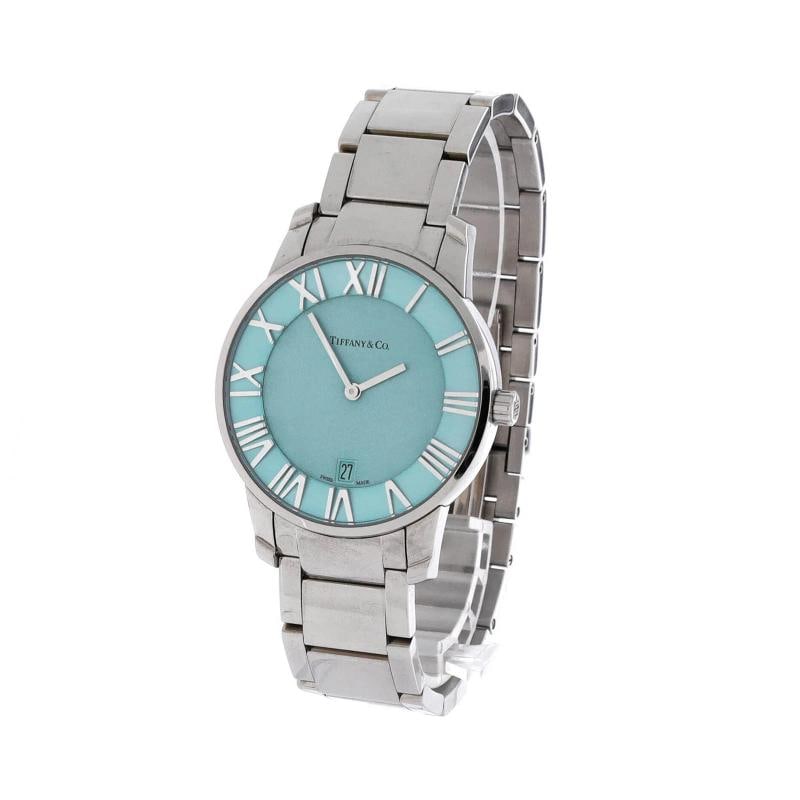 Tiffany & Co. Atlas 2-Hand Quartz Watch Stainless Steel 37 - 3