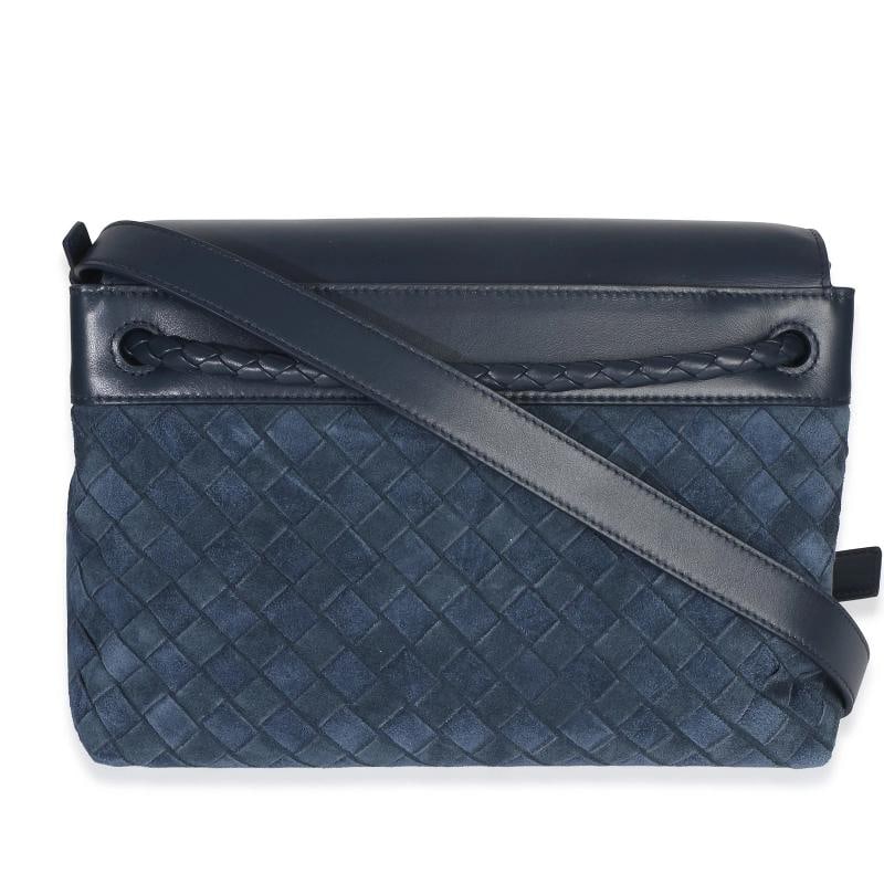 Bottega Veneta Neptune Intrecciato Suede Andiamo Messenger Bag - 5