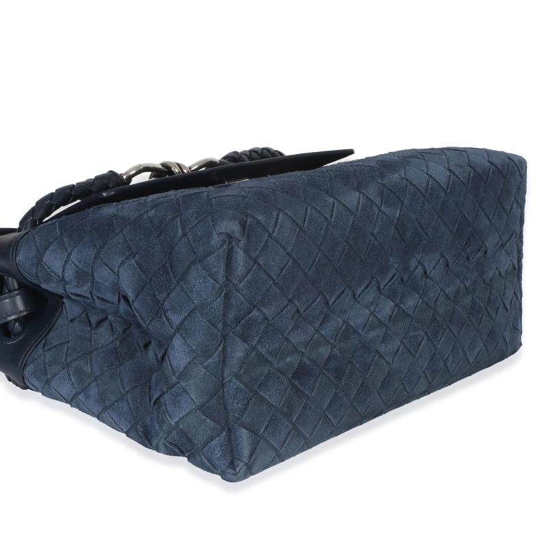 Bottega Veneta Neptune Intrecciato Suede Andiamo Messenger Bag - 8