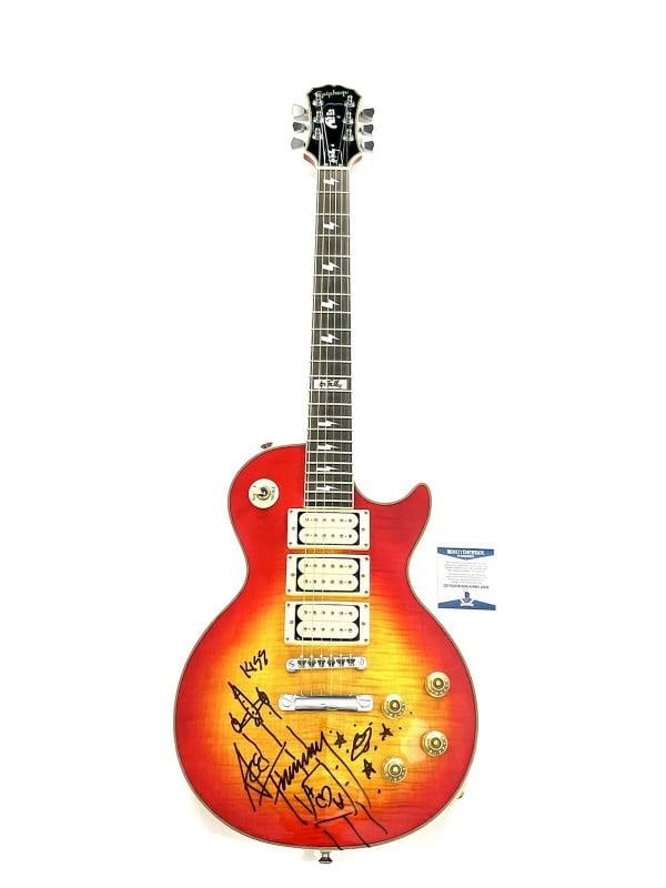 Ace Frehley Signed Guitar With Inscription + Sketch (Beckett) - 6