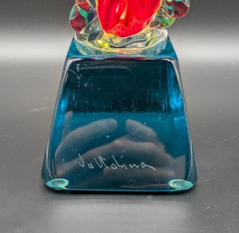 MURANO Art Glass Sculpture~ Signed Voltolina~(20.75" H x 11" L x 4" W) - 10
