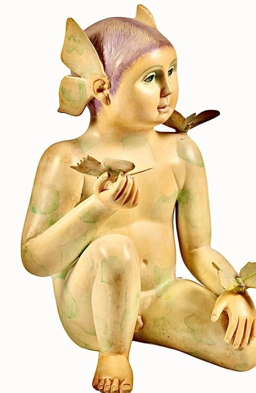 Sergio Bustamante Signed Sculpture~( 23Ã¢â‚¬Å“ x 13Ã¢ - 2