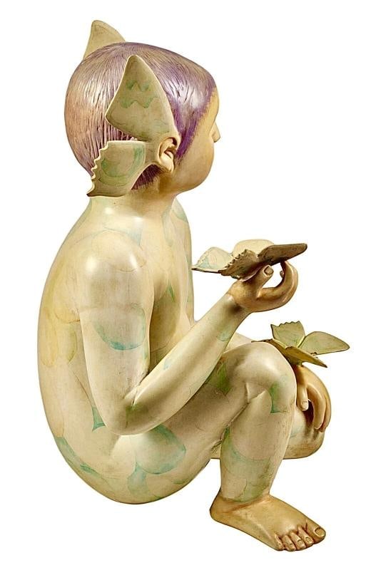 Sergio Bustamante Signed Sculpture~( 23Ã¢â‚¬Å“ x 13Ã¢ - 4