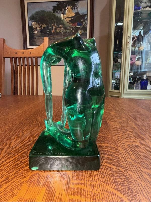 PINO SIGNORETTO Signed Murano At Glass Sculpture~(8.5"H x 4.5"W) - 14
