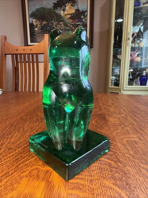 PINO SIGNORETTO Signed Murano At Glass Sculpture~(8.5"H x 4.5"W) - 15