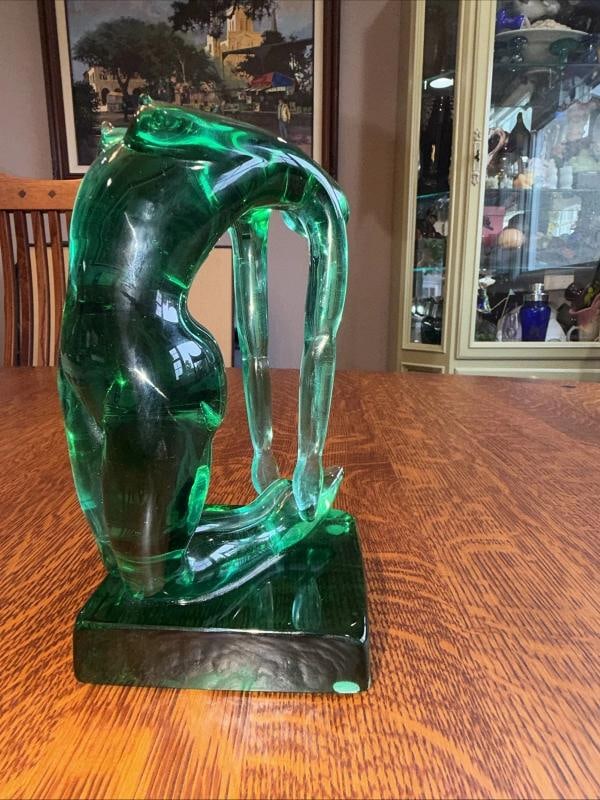 PINO SIGNORETTO Signed Murano At Glass Sculpture~(8.5"H x 4.5"W) - 16
