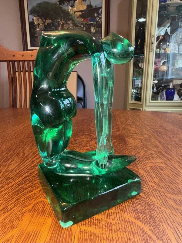 PINO SIGNORETTO Signed Murano At Glass Sculpture~(8.5"H x 4.5"W) - 17