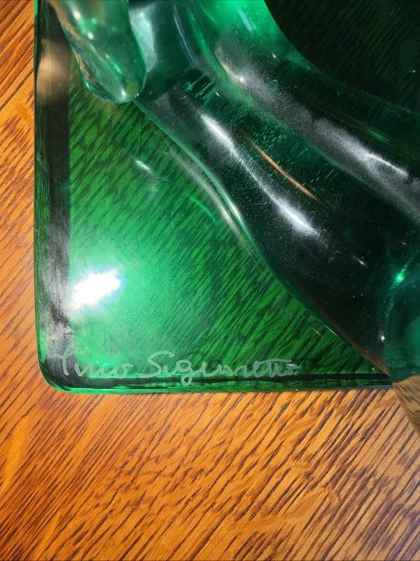 PINO SIGNORETTO Signed Murano At Glass Sculpture~(8.5"H x 4.5"W) - 6