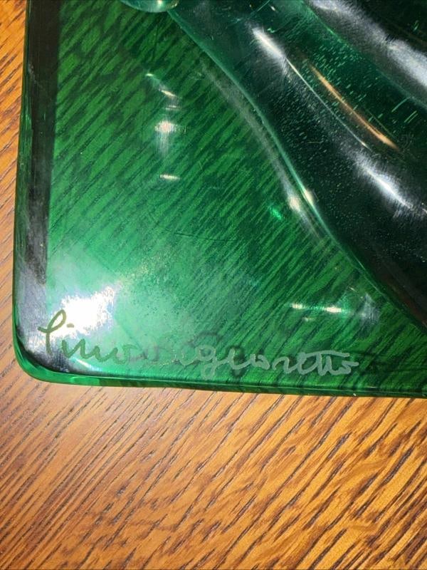 PINO SIGNORETTO Signed Murano At Glass Sculpture~(8.5"H x 4.5"W) - 8