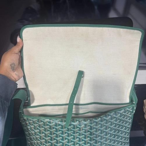 Goyard Capetien Messenger Bag Green - 12