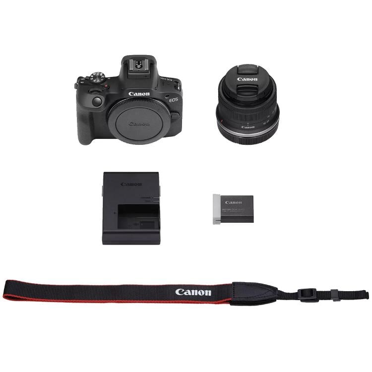 Canon EOS R100 Mirrorless Camera + RF-S 18-45mm F4.5-6.3 IS STM Lens Kit Bundle - 9