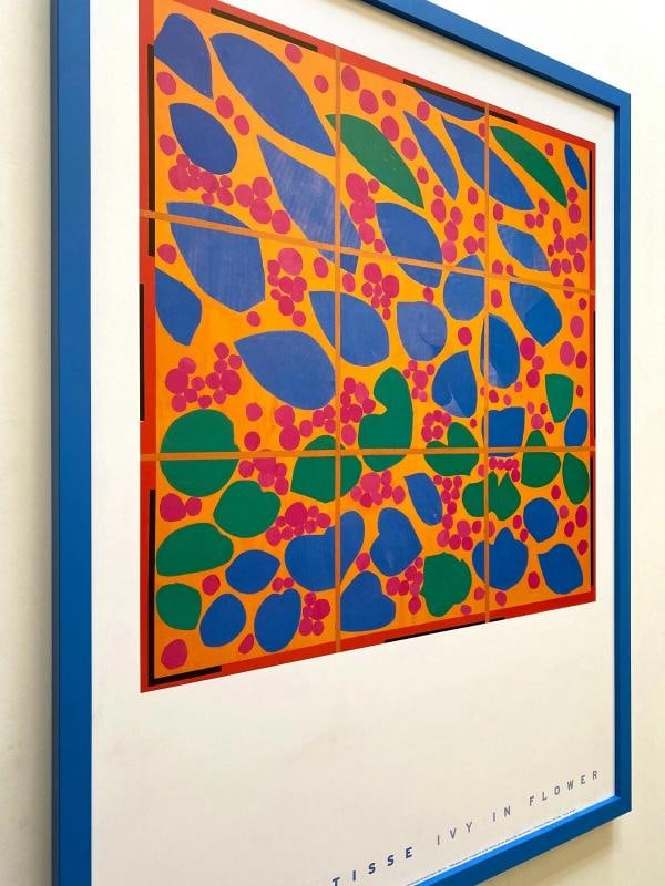HENRI MATISSE RARE LITHOGRAPH PRINT FRAMED ICONIC POSTER " IVY IN FLOWER " 1953 - 6