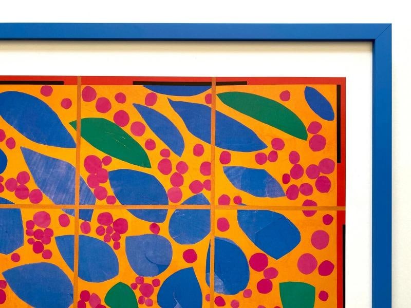 HENRI MATISSE RARE LITHOGRAPH PRINT FRAMED ICONIC POSTER " IVY IN FLOWER " 1953 - 9