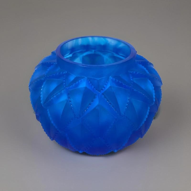 Lalique Style Cactus Crystal Vase Heavy Art Glass H8Ã¢â‚¬Âxl Si - 3