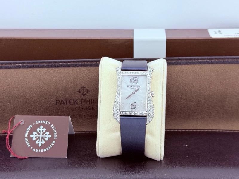 Patek Philippe Gondolo 4972G-001 MOP Diamonds 18k White Gold Box 2025 Service - 5