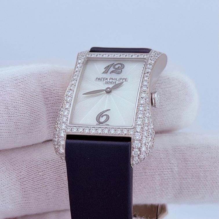 Patek Philippe Gondolo 4972G-001 MOP Diamonds 18k White Gold Box 2025 Service - 9