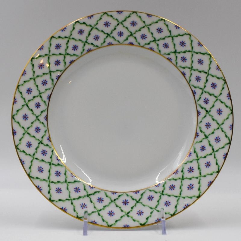 6 Le Tallec Hand Painted French Dessert Plates Made For BarneyÃ¢â‚¬â& - 2