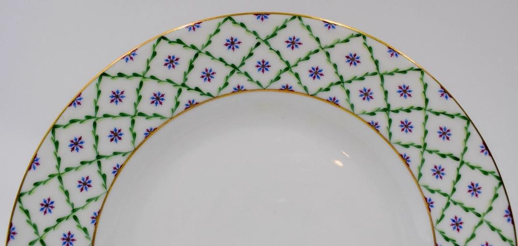6 Le Tallec Hand Painted French Dessert Plates Made For BarneyÃ¢â‚¬â& - 3