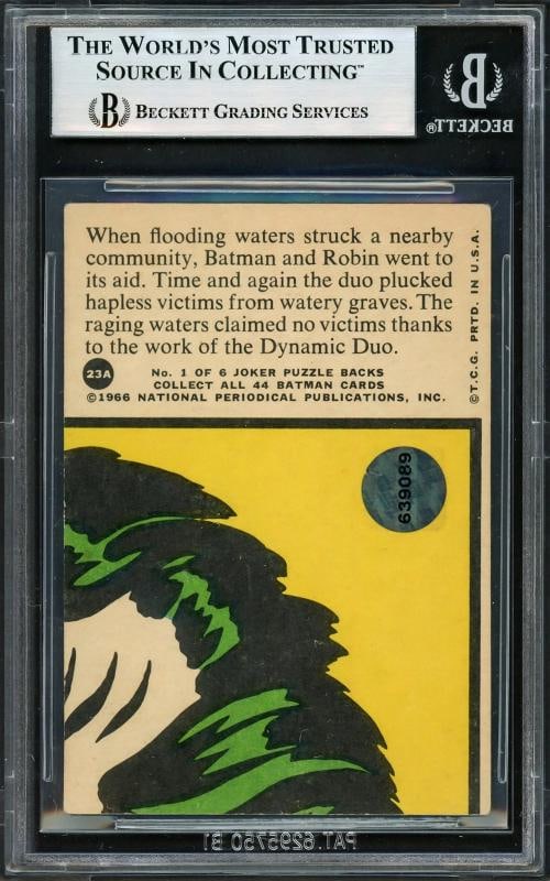 Adam West Signed 2001 Topps American Pie Buyback Card 1966 Batman 23A Beckett - 2