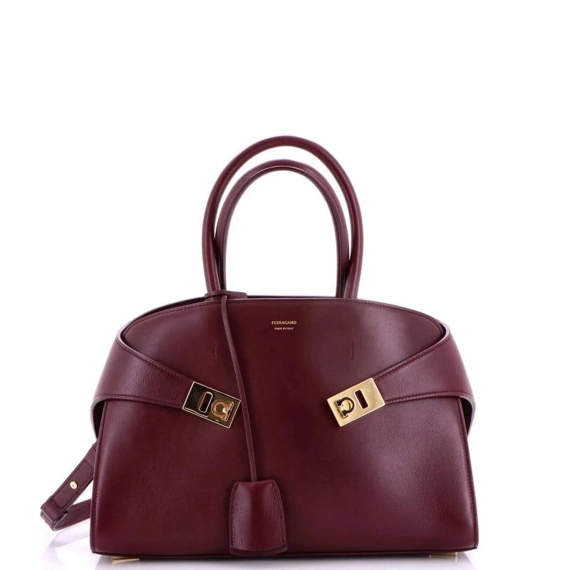 Salvatore Ferragamo Hug Top Handle Bag Leather Small (1 of 7)