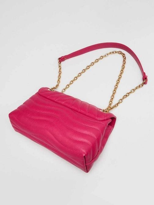 Louis Vuitton Pink Quilted Leather New Wave MM Chain Bag - 3