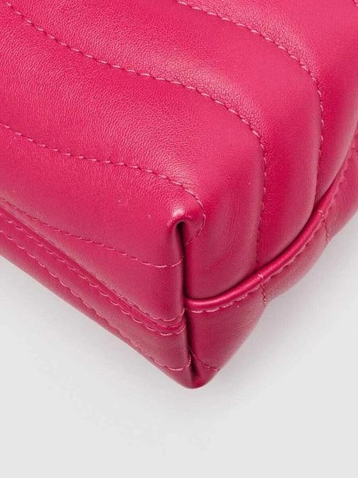 Louis Vuitton Pink Quilted Leather New Wave MM Chain Bag - 4
