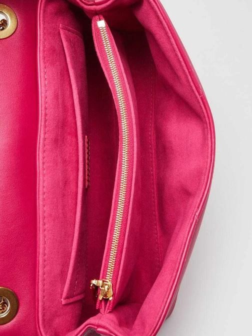 Louis Vuitton Pink Quilted Leather New Wave MM Chain Bag - 8