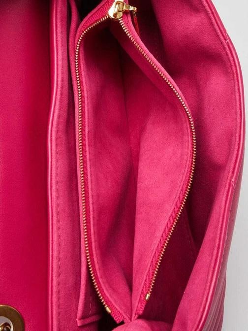 Louis Vuitton Pink Quilted Leather New Wave MM Chain Bag - 9