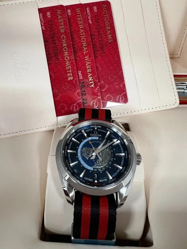 Omega Seamaster Aqua Terra 220.12.43.22.03.001 Stainless Steel Box Paper 2022 - 2