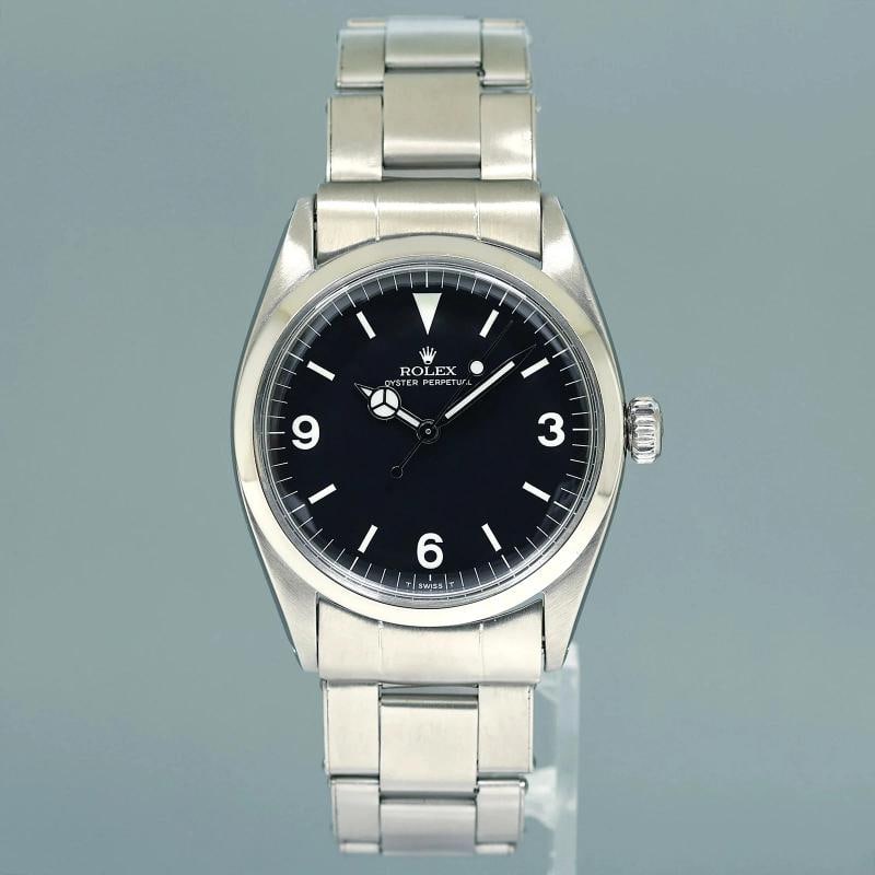 Rolex Oyster Perpetual Explorer 5504 Black Matte Steel 36mm Watch - 2