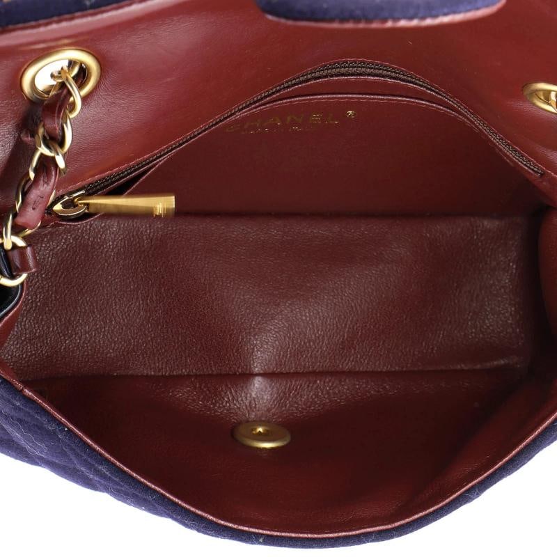 Chanel Paris-Hamburg Charms Classic Single Flap Bag Quilted Wool and Lambskin - 5