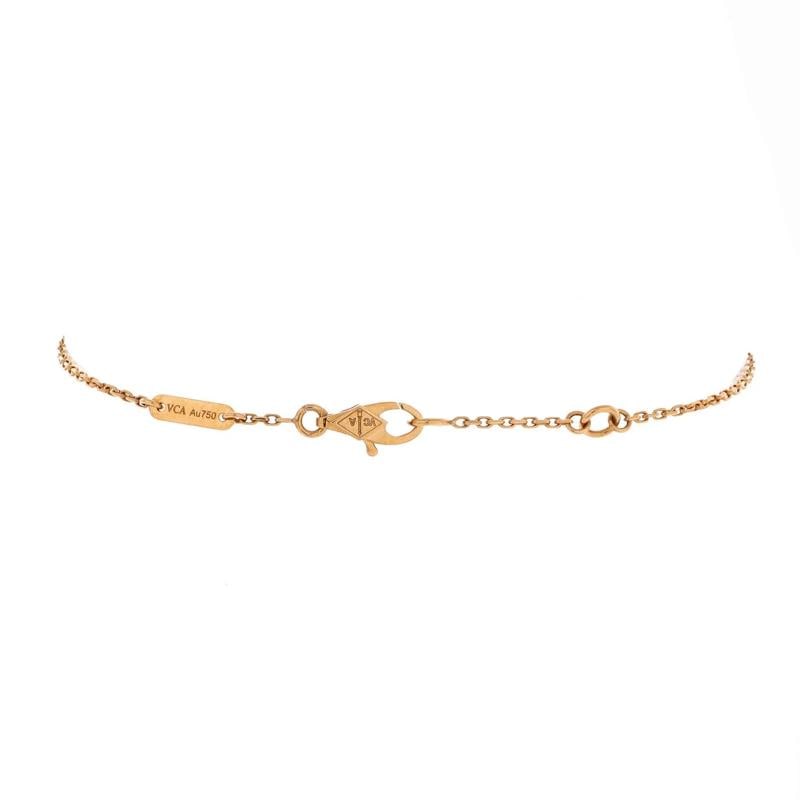 Van Cleef & Arpels Sweet Alhambra Butterfly Bracelet 18K Yellow Gold and Mother - 2