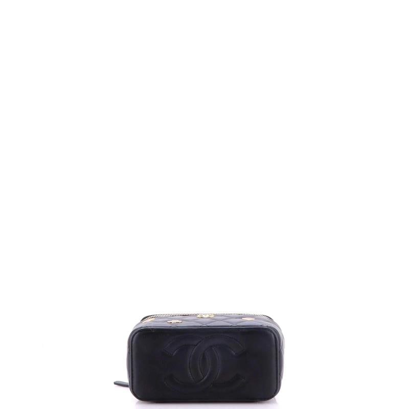 Chanel Coco Casino Vanity Case with Chain Quilted Lambskin Small - 4