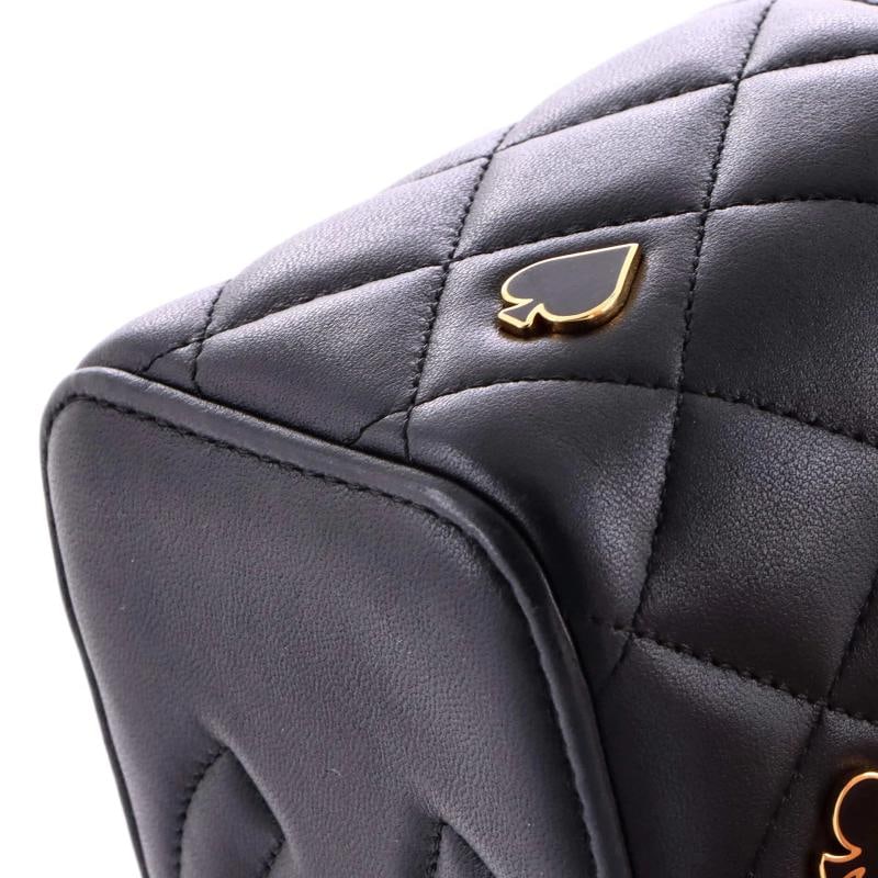 Chanel Coco Casino Vanity Case with Chain Quilted Lambskin Small - 6