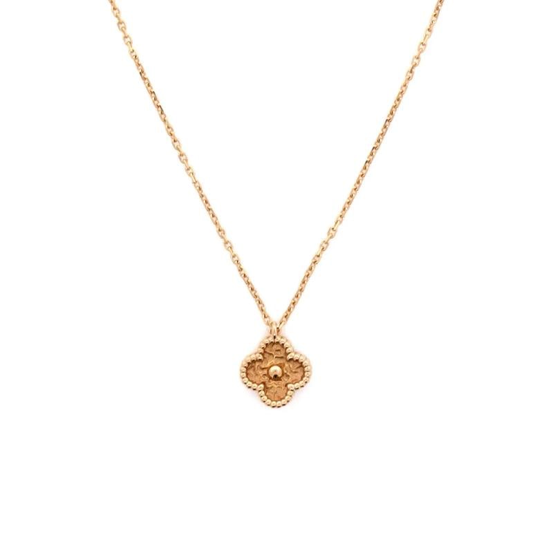 Van Cleef & Arpels Sweet Alhambra Pendant Necklace 18K Rose Gold: Condition: Pre-owned - Good,Brand: Van Cleef & Arpels,Main Stone: Unknown,Metal: 18K Rose Gold,Metal Purity: 18K,Style: Pendant,Type: Necklace,Color: Rose Gold,Material: 18K Rose Gold