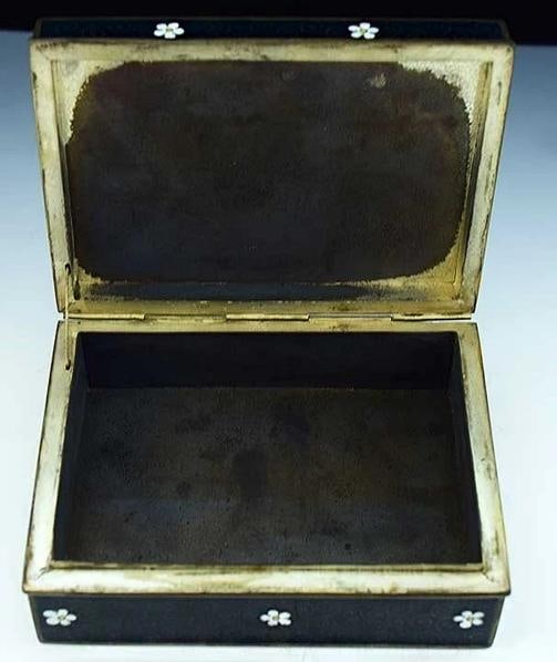 c1900 Stunning Japanese Meiji Period CloisonnÃƒÂ© Floral Box - 3