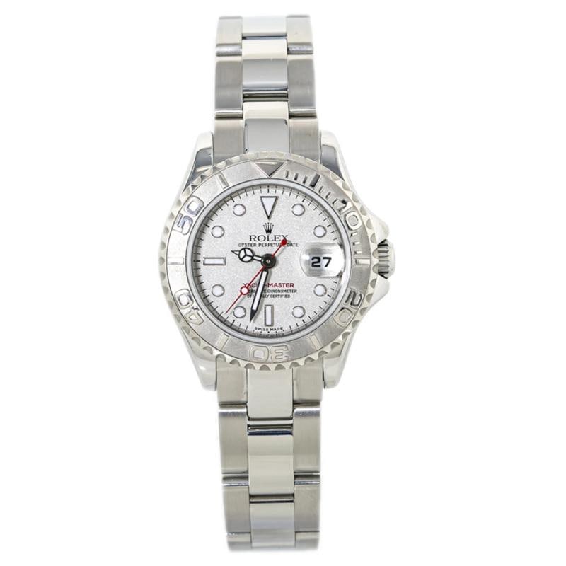 Rolex Yacht-Master 169622 MINT With Paper Platinum Dial&Bezel Ladies Watch 29mm - 2