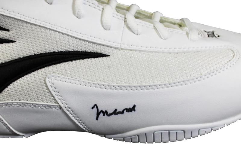 Muhammad Ali Signed White Everlast Boxing Shoe Size 11.5 Auto 10! PSA #4A54348 - 2