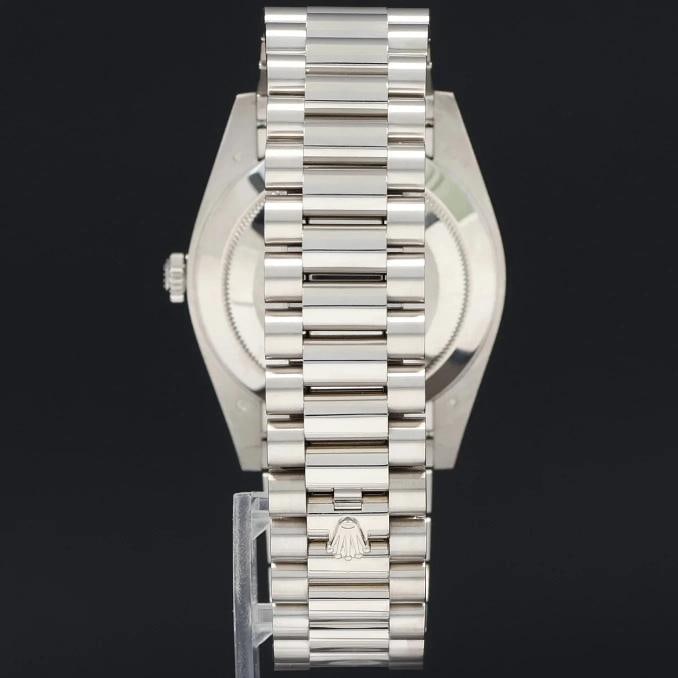 2020 NEW PAPERS Rolex Day Date 40 White Gold President GREEN OLIVE 228239 Watch - 5