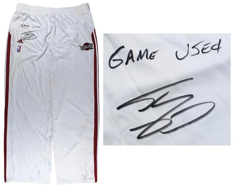 Cavaliers Shaquille O'Neal "Game Used" Signed White Adidas Warmup Pants BAS Wit: Team: Cleveland Cavaliers,Player: Shaquille O'Neal,League: NBA,Sport: Basketball,PRODUCT_COA: Beckett,PRODUCT_SIGNED_BY_NAME: Shaquille O'Neal,PRODUCT_SIGNED_BY_BRAND: Cleveland Cavaliers,Country of