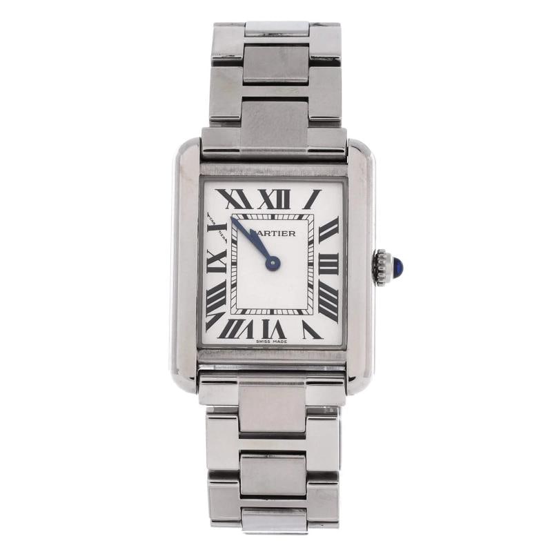 Cartier Tank Solo Quartz Watch Stainless Steel 24: Condition: Pre-owned - Good,Brand: Cartier,Department: Women,Type: Watch,Style: W, A, T, C, H,Movement: Quartz,Band Color: Silver,Band Material: Stainless Steel,Case Material: Stainless Steel