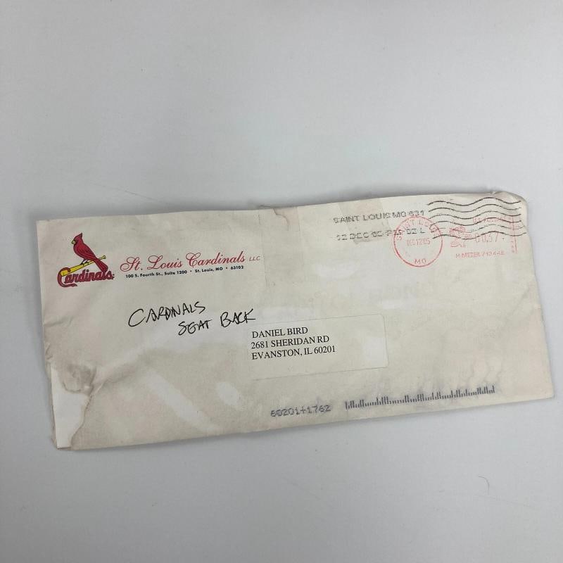 Stan Musial Bob Gibson Lou Brock Ozzie Signed St. Louis Cardinals Seatback JSA - 8