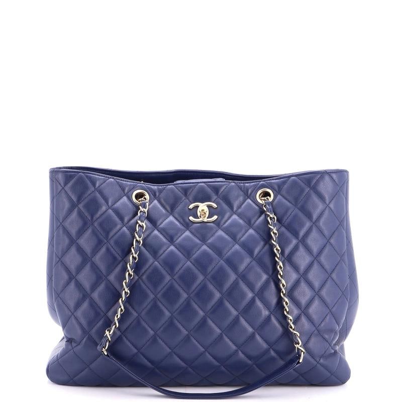 Chanel Classic CC Shopping Tote Quilted Calfskin Large (1 of 6)