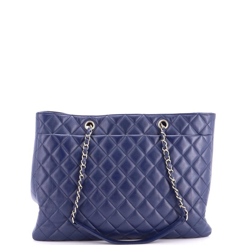 Chanel Classic CC Shopping Tote Quilted Calfskin Large - 3