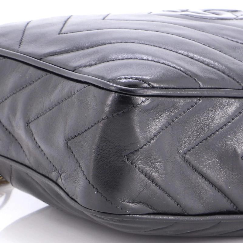 Chanel Vintage Diamond CC Camera Bag Chevron Lambskin Medium - 6
